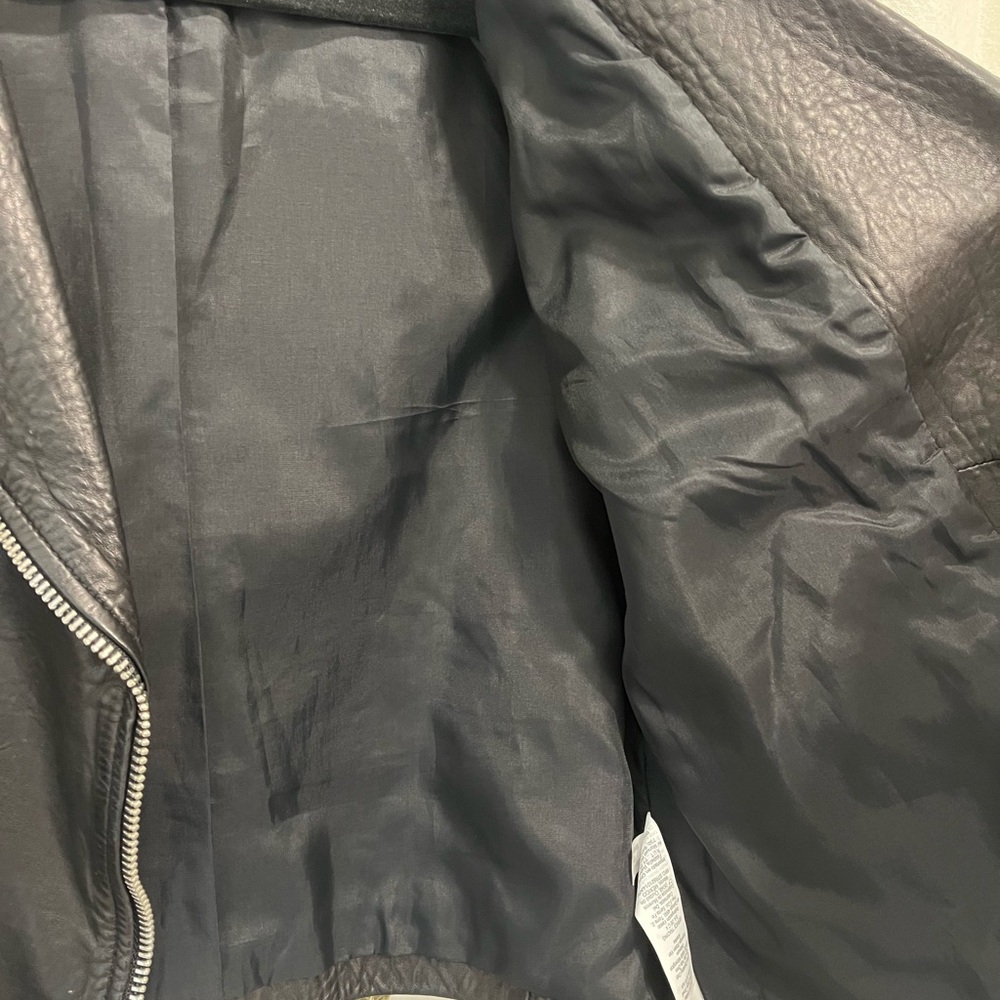Madewell Black Leather Moto Jacket - Picture 6 of 11